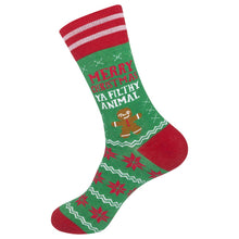 Load image into Gallery viewer, Merry Christmas Ya Filthy Animal Socks | Funatic
