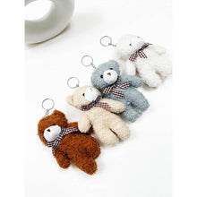 Load image into Gallery viewer, Sweet Plush Bear Charm Keychain
