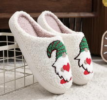 Load image into Gallery viewer, Gnome Christmas Festive Holiday Slippers
