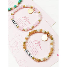 Load image into Gallery viewer, Mix Beads MAMA Inpirational Bracelet
