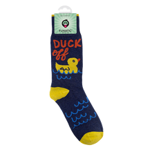 Load image into Gallery viewer, Duck Off Socks | Animal Socks | Funny Unisex | Funatic
