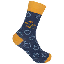 Load image into Gallery viewer, Per My Last Email Socks | Funatic
