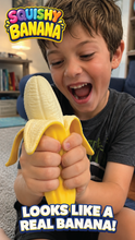 Load image into Gallery viewer, Fun Doh Squishy Banana Stress Relief Toy - 6/Display
