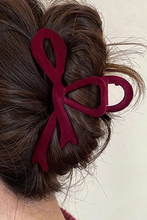 Load image into Gallery viewer, Bow Knot Velvet Large Hair Clip
