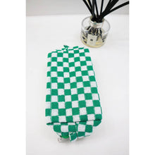 Load image into Gallery viewer, Checkered Knitted Cosmetic Bag

