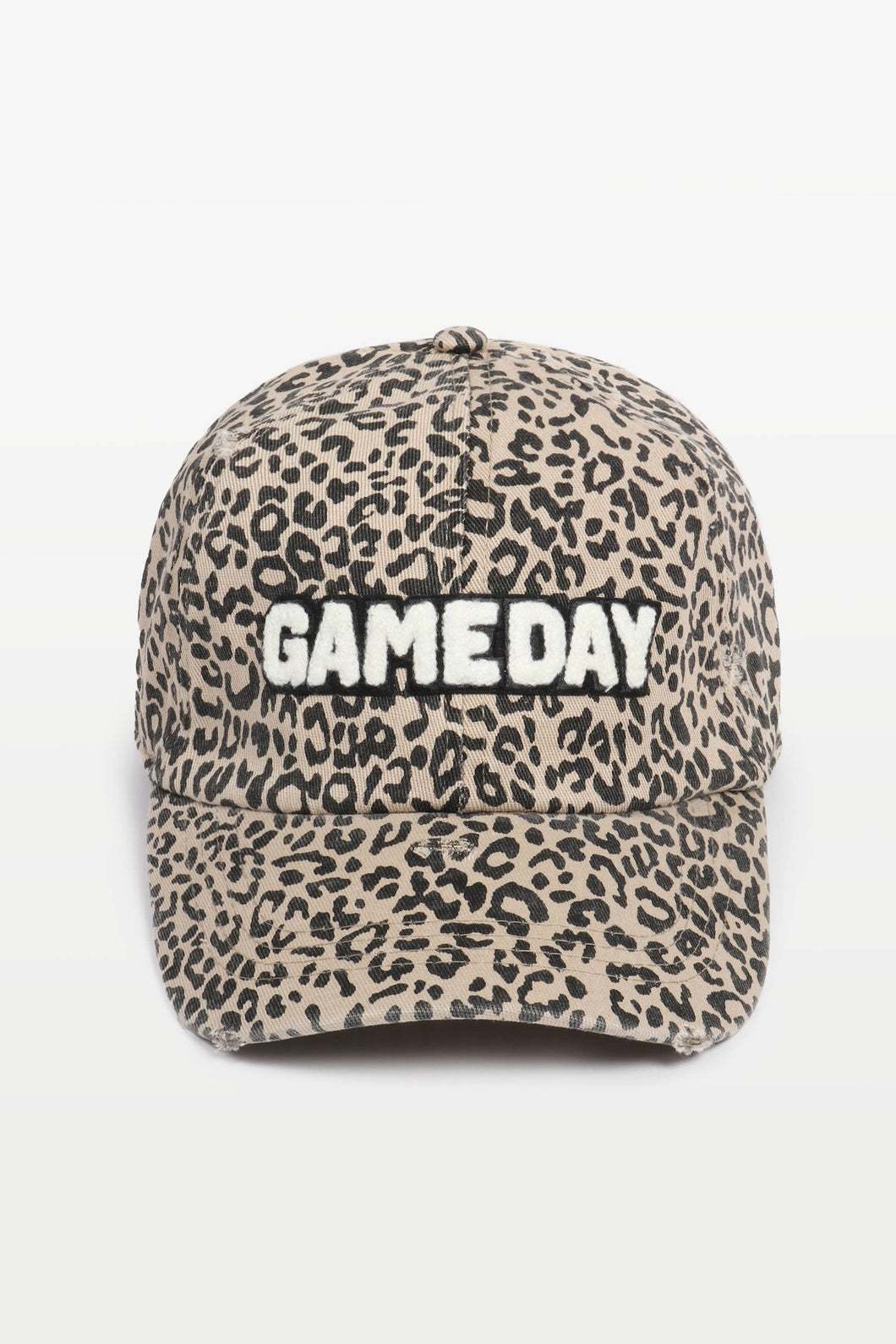 GAMEDAY Chenille Patch Leopard Baseball Cap