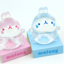 Load image into Gallery viewer, Molang Clear Mochi Squishy Figure Fidget Toy
