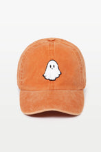 Load image into Gallery viewer, Halloween Ghost Chenille Patch Baseball Cap
