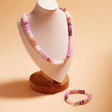 Load image into Gallery viewer, Flat Round Resin Bead Ombre Mixed Stretch Bracelet
