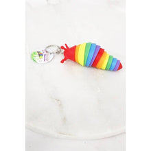 Load image into Gallery viewer, Fidget Slug Keychain
