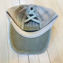 Load image into Gallery viewer, Kids CrissCross High Ponytail Hat, Distressed TAN
