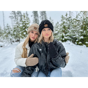 Fuzzy Lined Sherpa Cuffed C.C Beanie