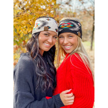 Load image into Gallery viewer, Aztec Patterned Head Wrap - Beige
