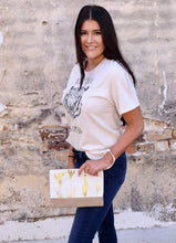 Load image into Gallery viewer, Gold Foil Cactus Pouch
