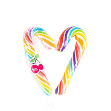 Load image into Gallery viewer, Rainbow Cherry Candy Canes
