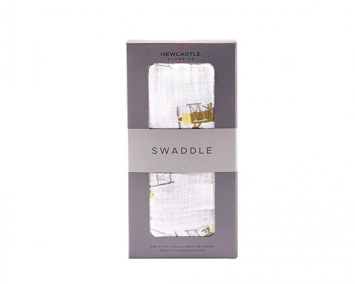 Airplane Animals Swaddle