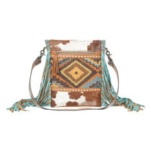 Load image into Gallery viewer, Connection Vibes Leather &amp; Hairon Bag
